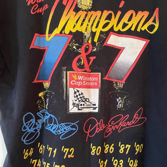 Vintage Dale Earnhardt 3 T Shirt Tee Extra Large XL Nascar Winston Cup 90s - Picture 3 of 7